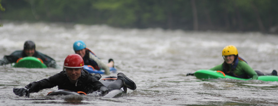 Team Bellyak on the French Broad River. Photo: Effort, Inc.