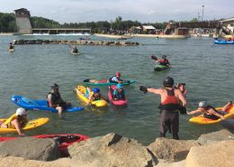 Bellyak lesson at the National Whitewater Center