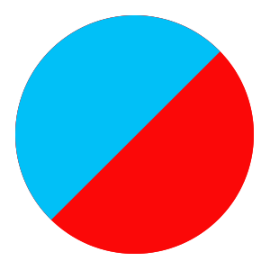 blue/red